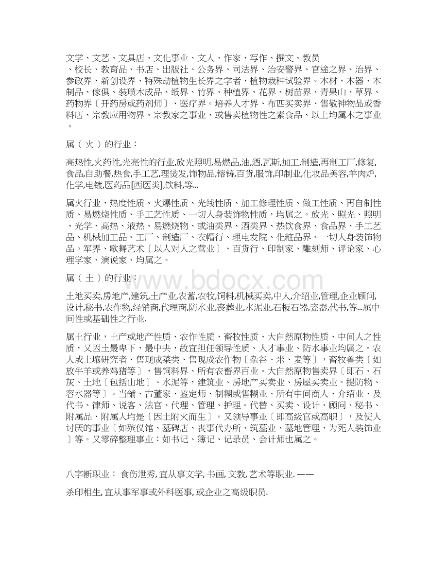 五行对应行业一览表.docx_第2页