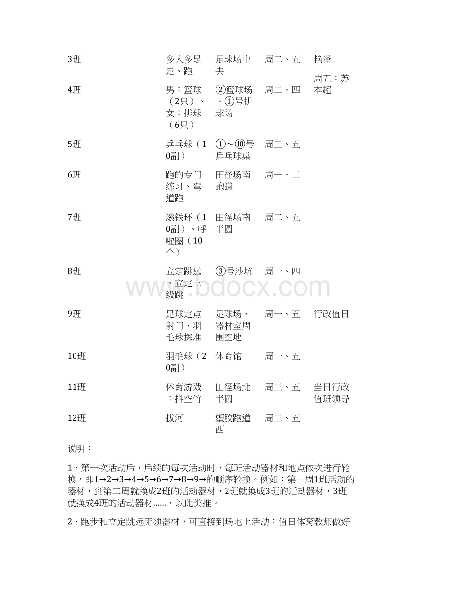 昆山娄江学校中学部大课间活动教师安排表.docx_第3页