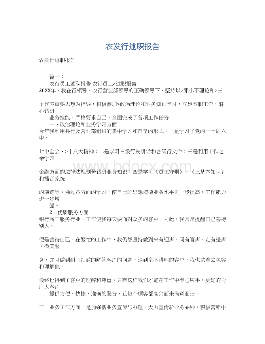 农发行述职报告.docx