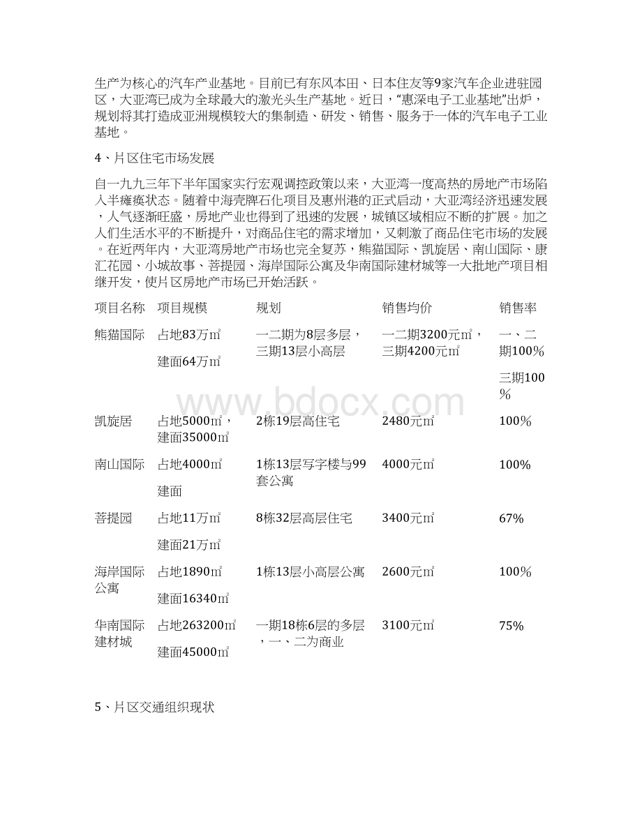 精品大亚湾新城丽都可研报告.docx_第3页