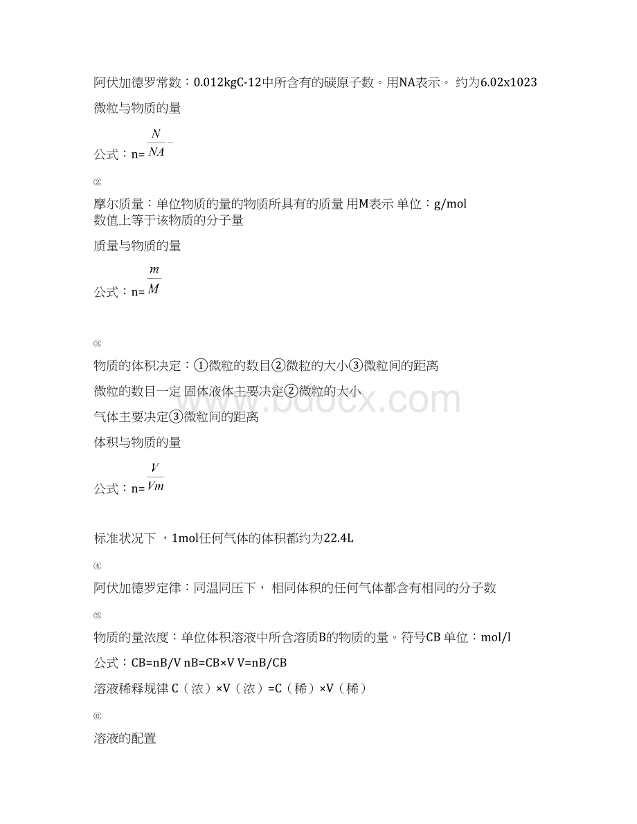 高中化学必修一重要知识点网络化总结 2Word格式文档下载.docx_第2页