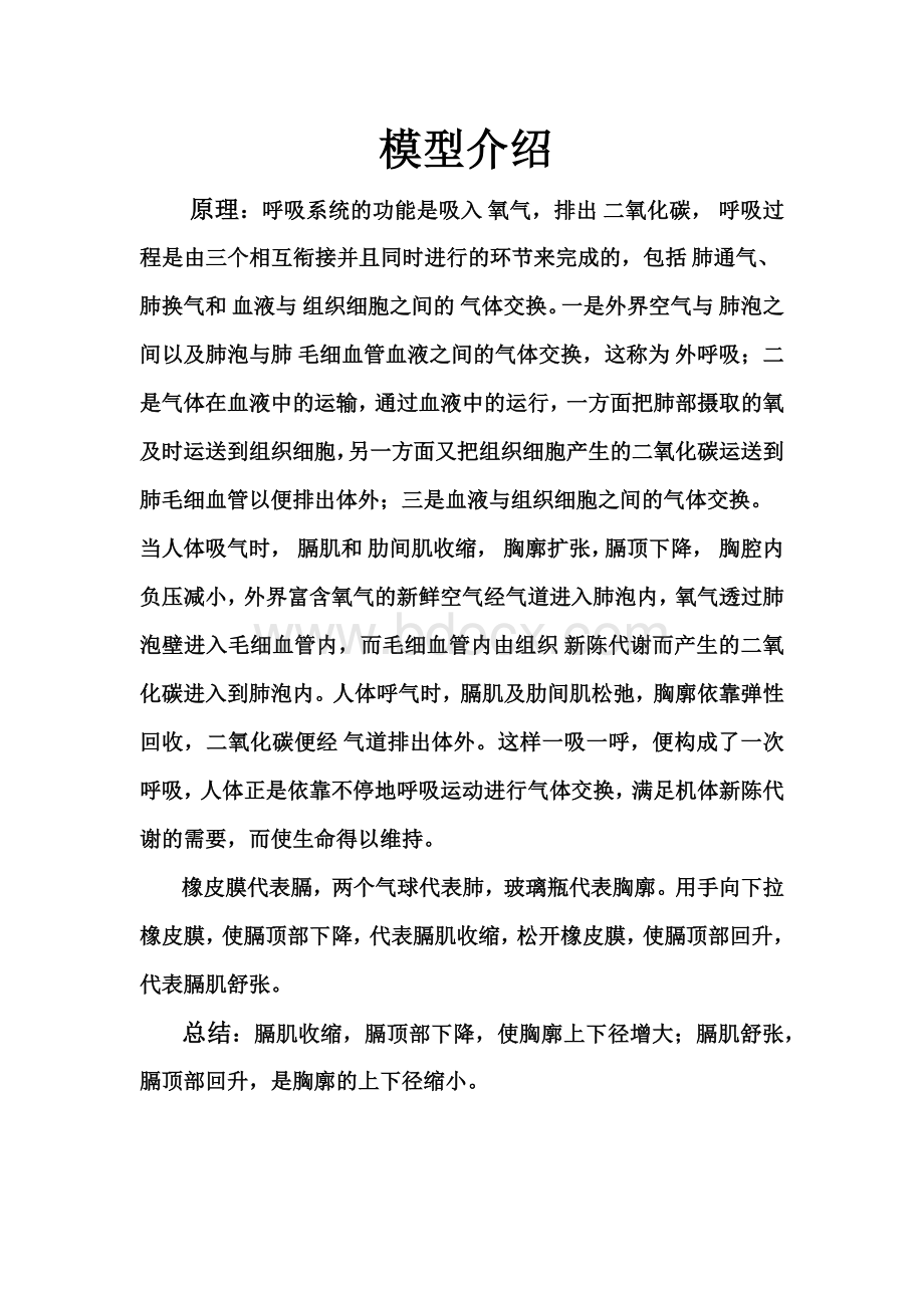 肺呼吸的模型演示Word格式.docx_第3页