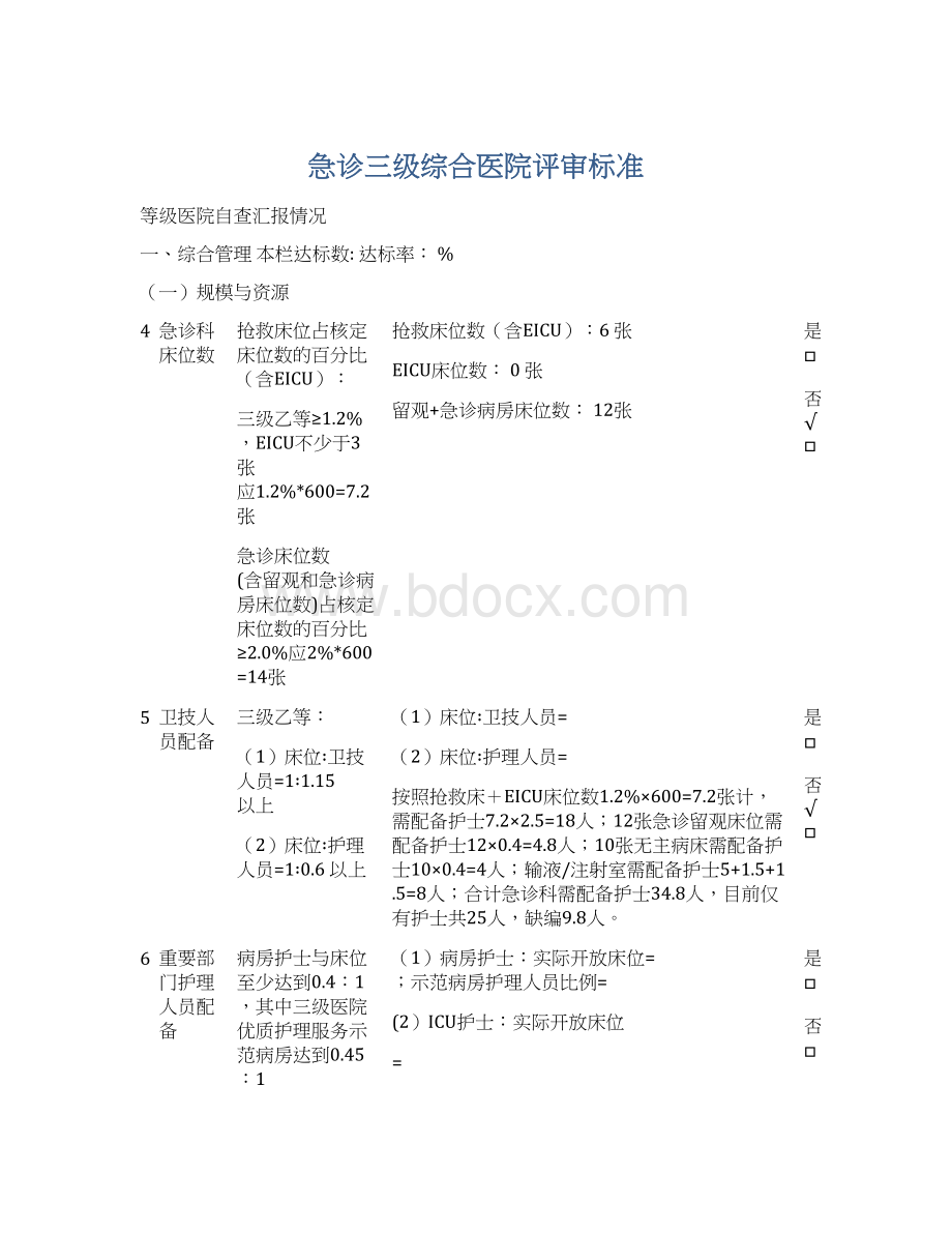 急诊三级综合医院评审标准.docx_第1页