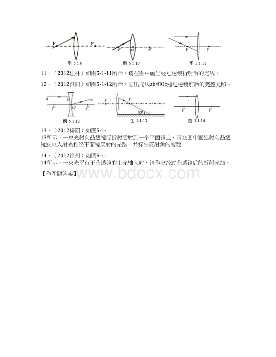 透镜及其应用专题练习.docx_第2页