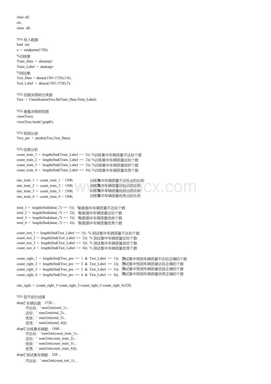 决策树---MATLAB程序Word格式文档下载.docx_第2页