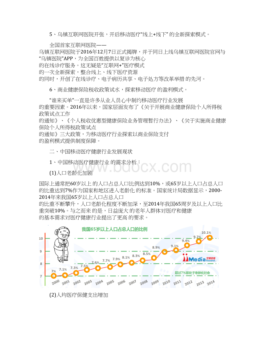 中国移动医疗健康市场研究报告.docx_第2页