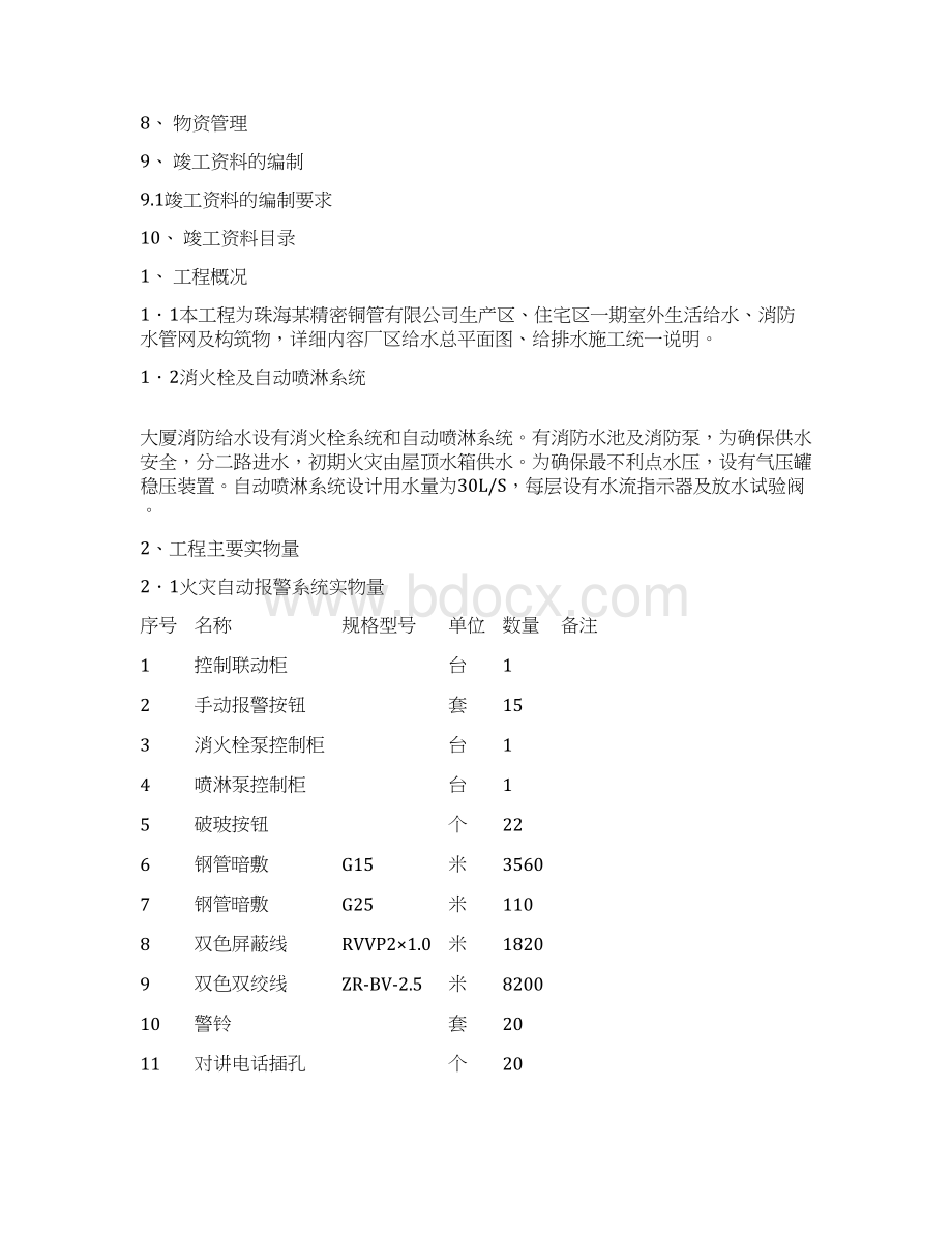 珠海石化综合楼消防施工组织设计.docx_第2页