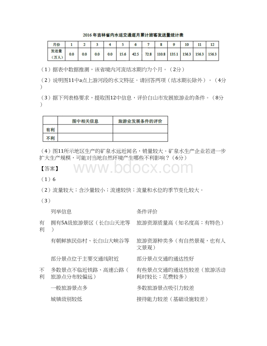 专题13以中国区域为背景综合题三年高考地理试题解析Word文件下载.docx_第3页