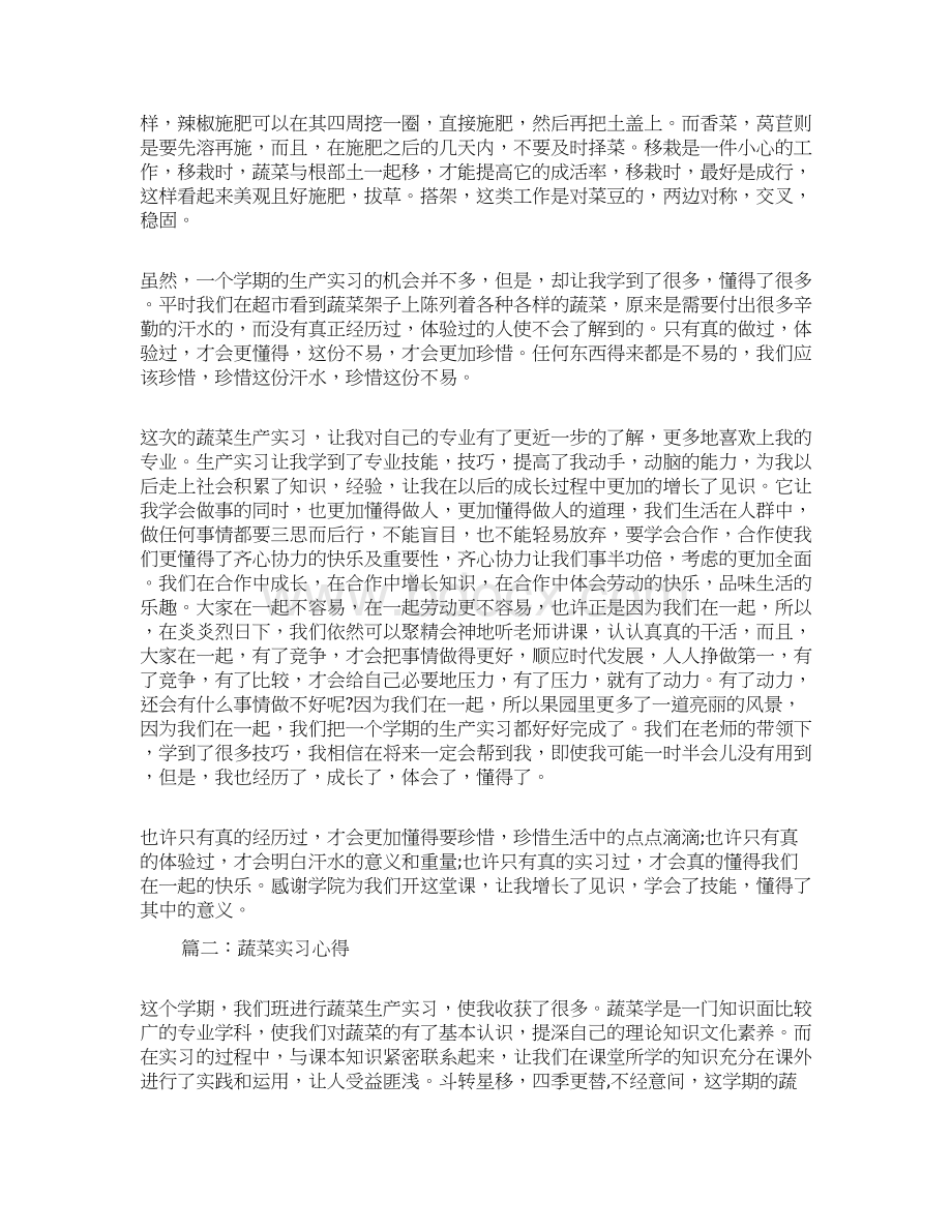 蔬菜实习心得.docx_第2页