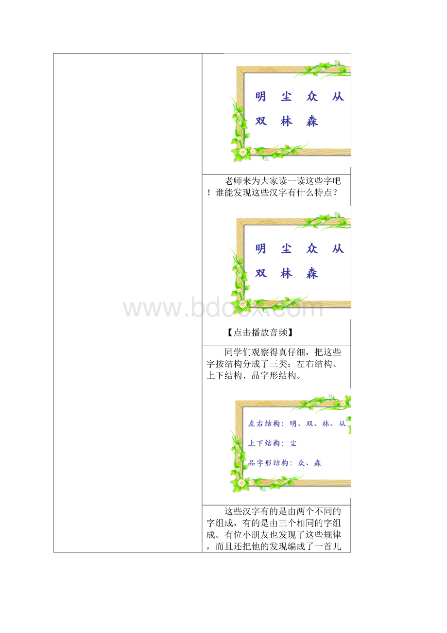 小学语文部编本教材人民教育出版社出版一年级上册第五单元第9课《日月明》活动设计Word文件下载.docx_第2页