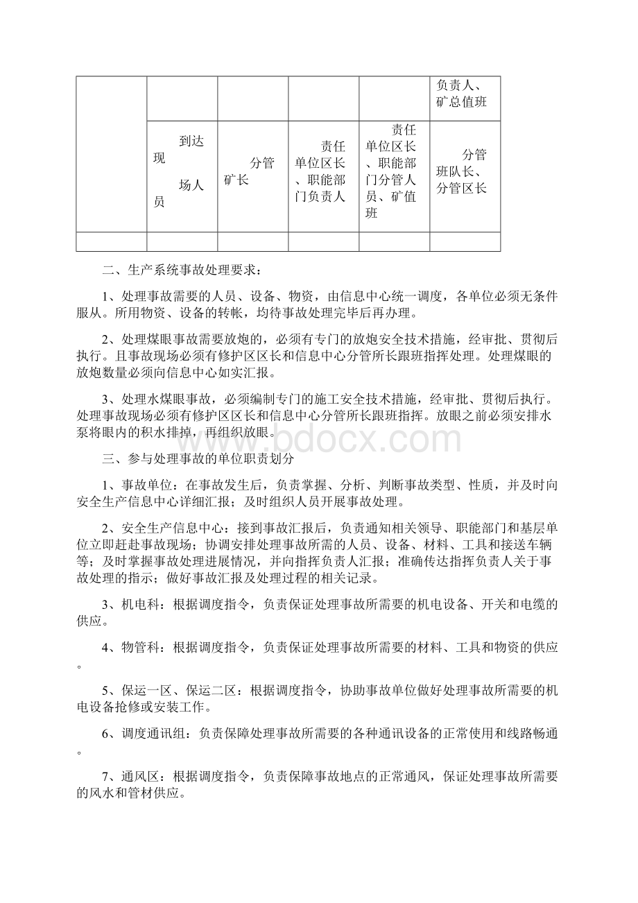 矿井各类事故应急救援预案毕设论文Word格式文档下载.docx_第3页