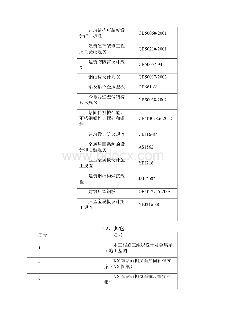 鹤壁东站雨棚金属屋面加固补强施工方案.docx_第2页