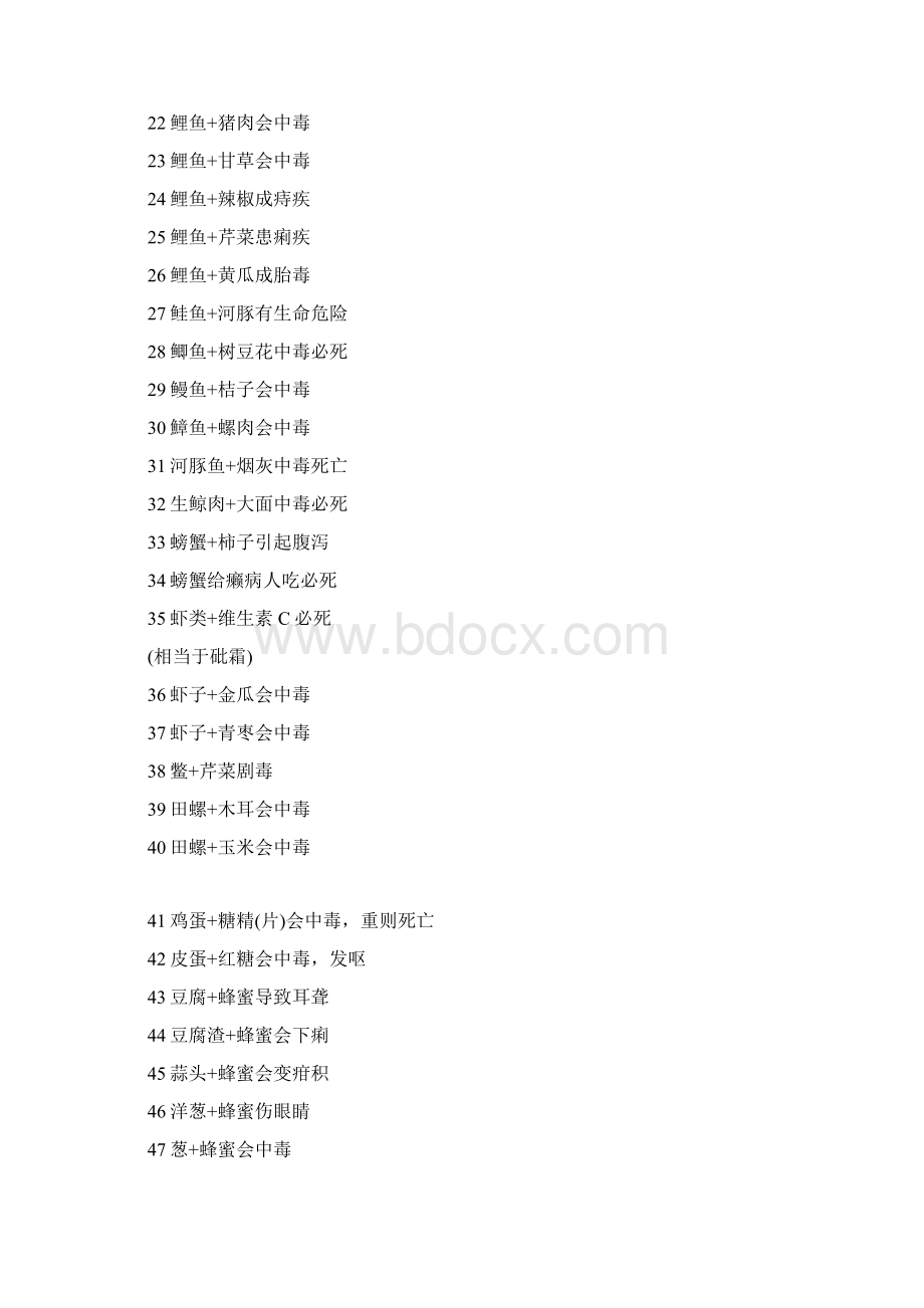 日常食物相生相克实用图文大全Word格式.docx_第3页