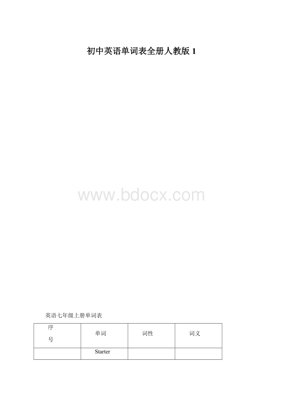 初中英语单词表全册人教版1.docx_第1页