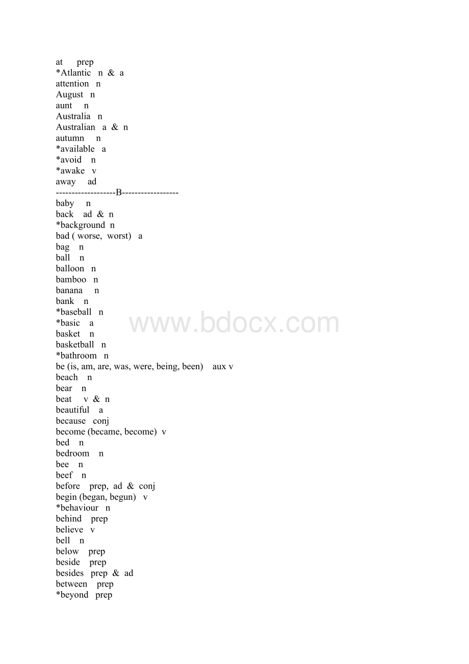 河北省中考词汇表王老师精心校对Word格式.docx_第3页