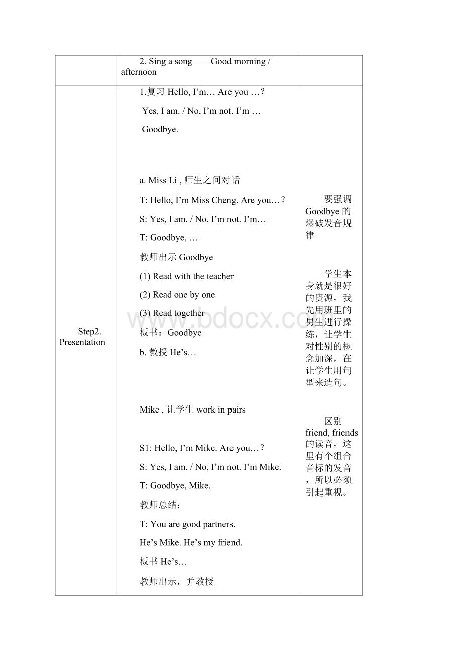 译林英语AUnit教案.docx_第2页