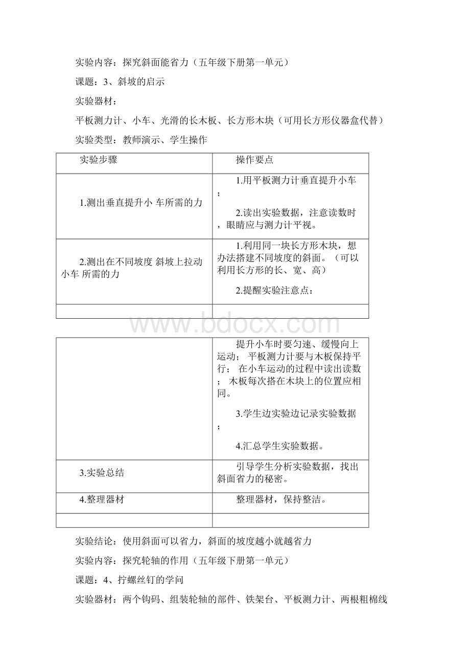 五年级科学下册实验报告Word文件下载.docx_第2页