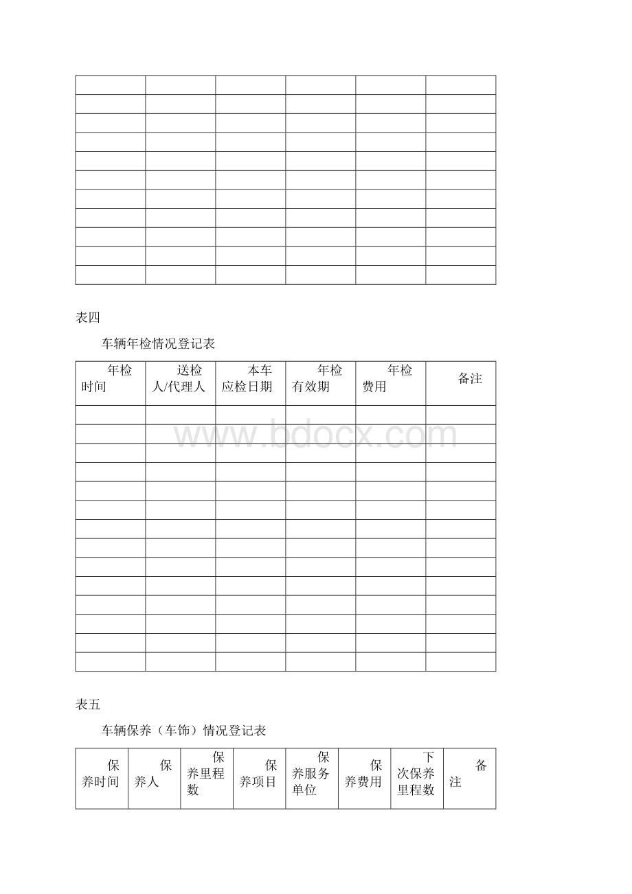 车辆管理档案及相关表格.docx_第3页