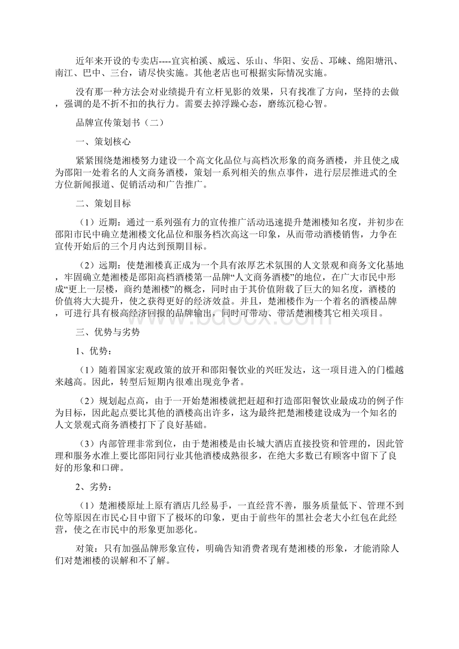 品牌宣传策划书.docx_第2页