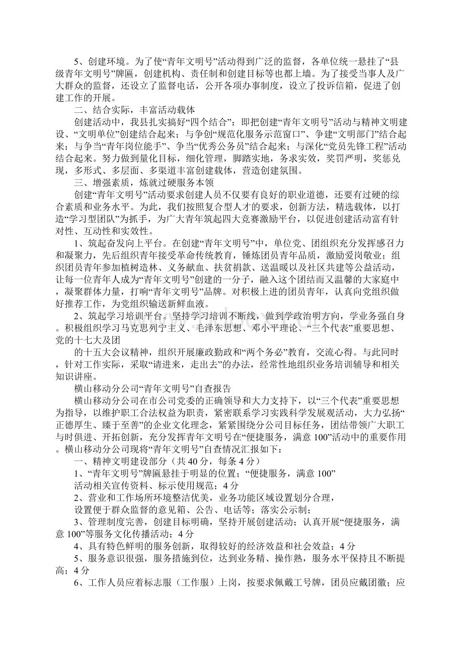 青年文明号检查汇报文档格式.docx_第3页