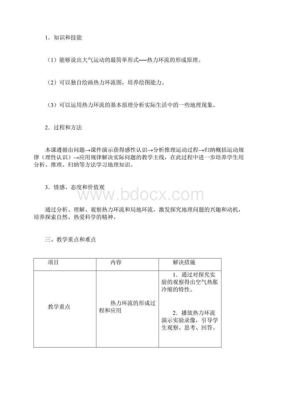 《冷热不均引起大气运动之热力环流》教学设计Word文档下载推荐.docx_第2页