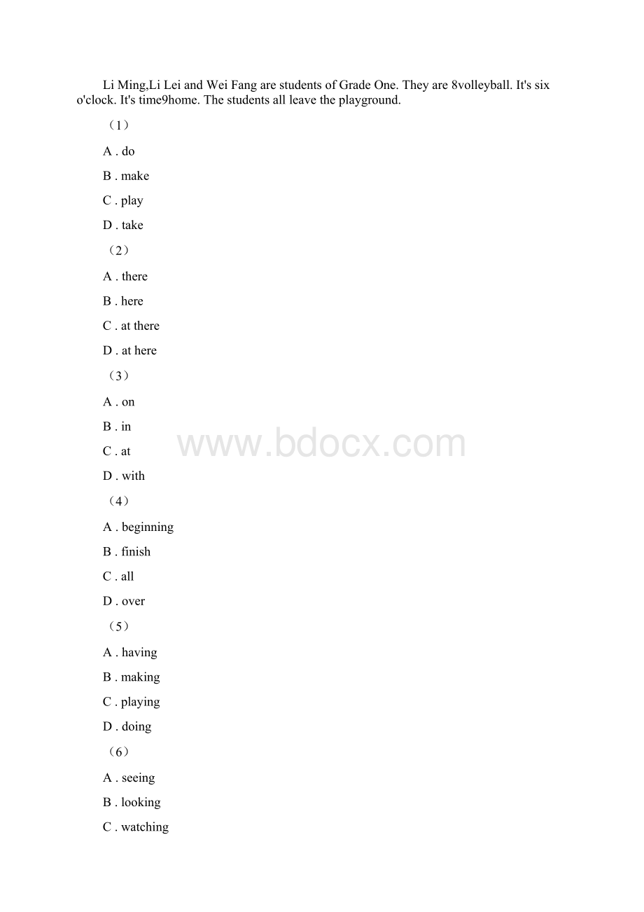 辽宁省朝阳市六年级英语第二次模拟考试.docx_第3页