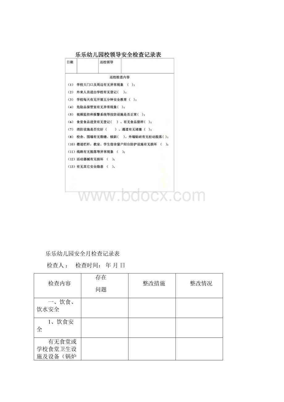 幼儿园校园及周边治安情况台账Word下载.docx_第3页