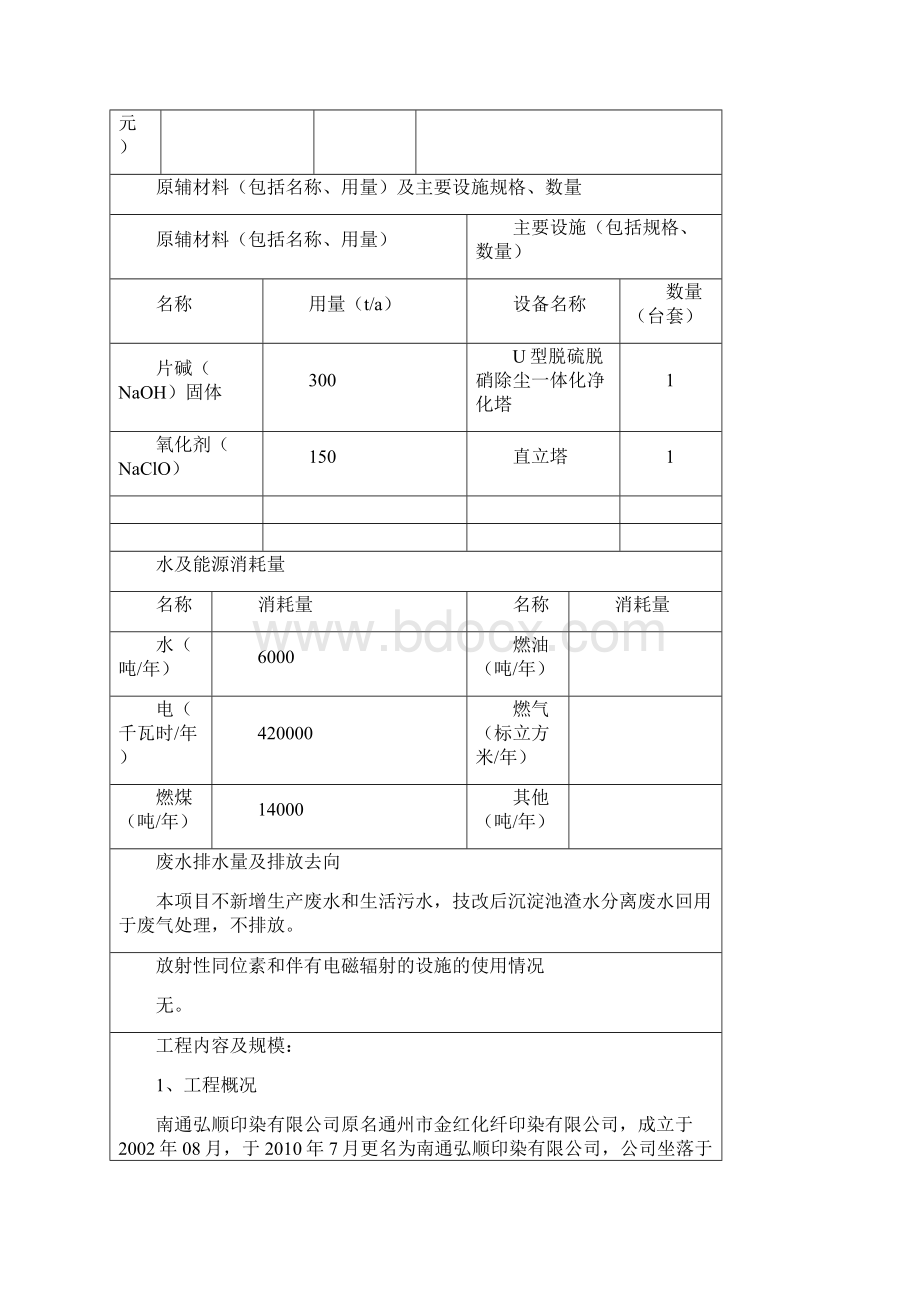 锅炉废气处理设施改造项目环评表.docx_第3页