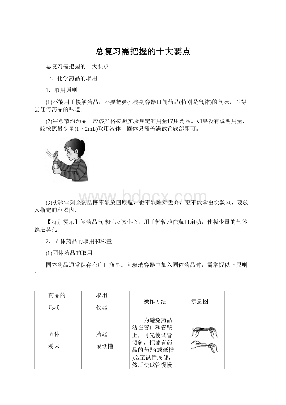 总复习需把握的十大要点Word文档下载推荐.docx_第1页