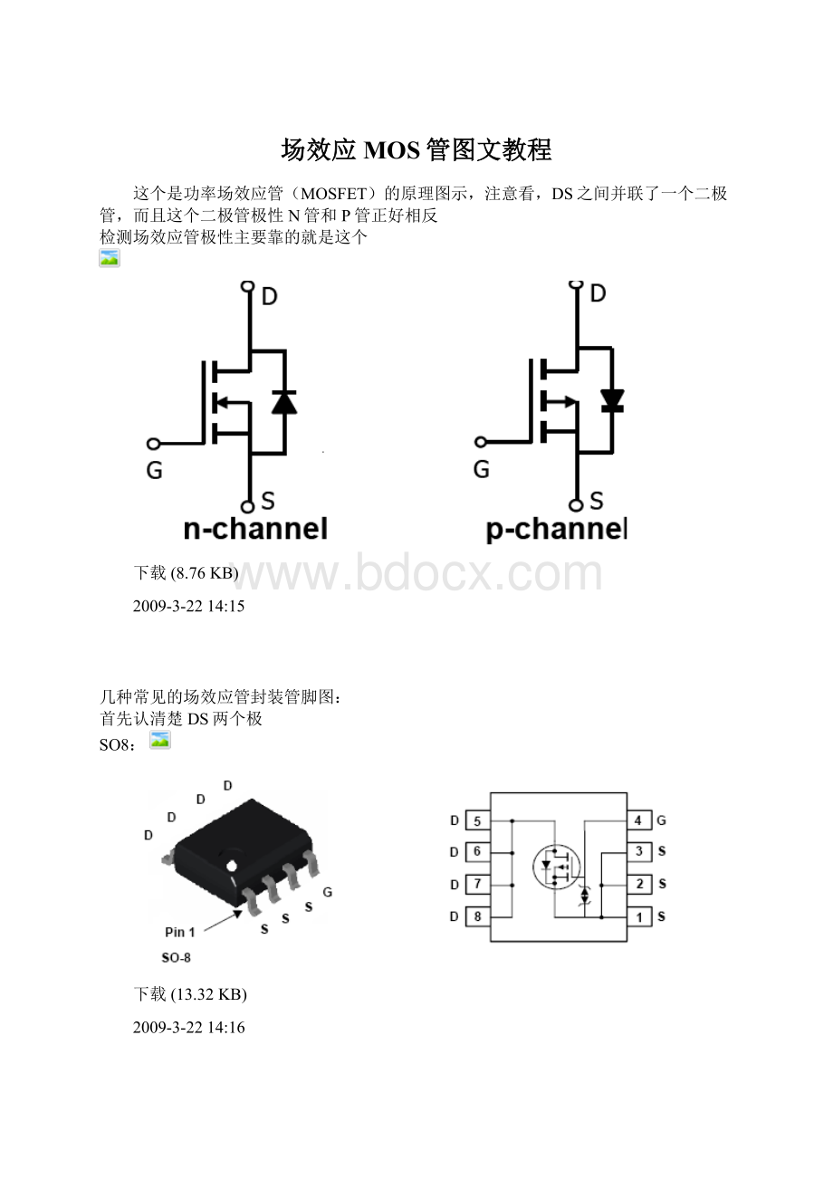 场效应MOS管图文教程.docx