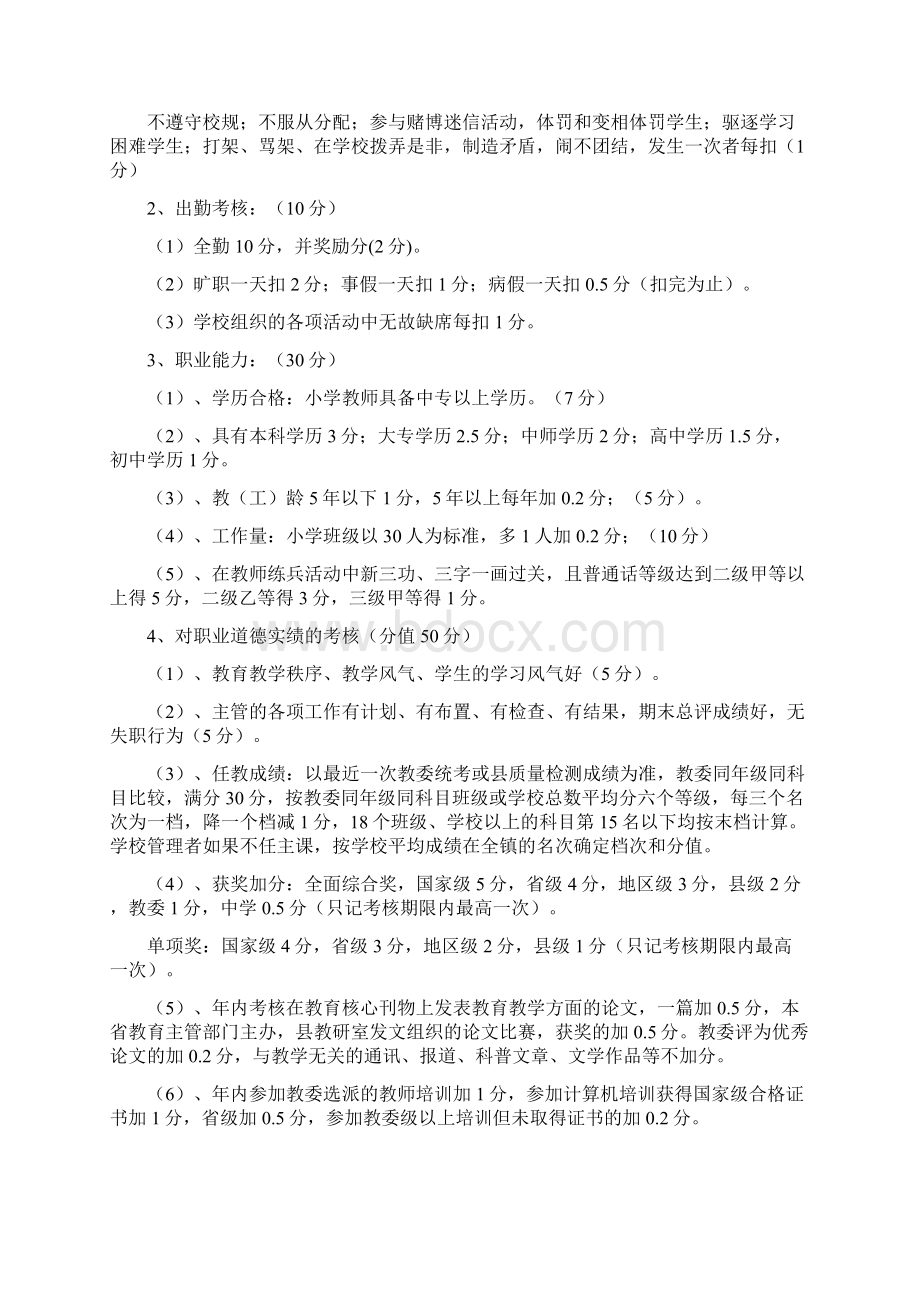 小学教师考核办法.docx_第2页