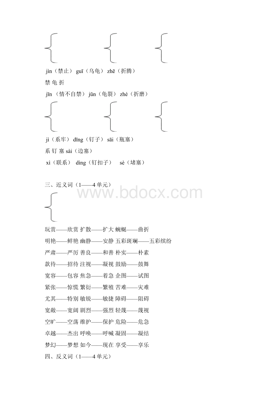 四年级下册语文复习资料.docx_第3页