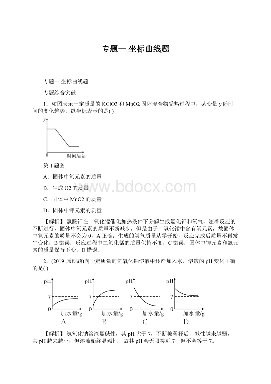 专题一坐标曲线题Word格式.docx_第1页