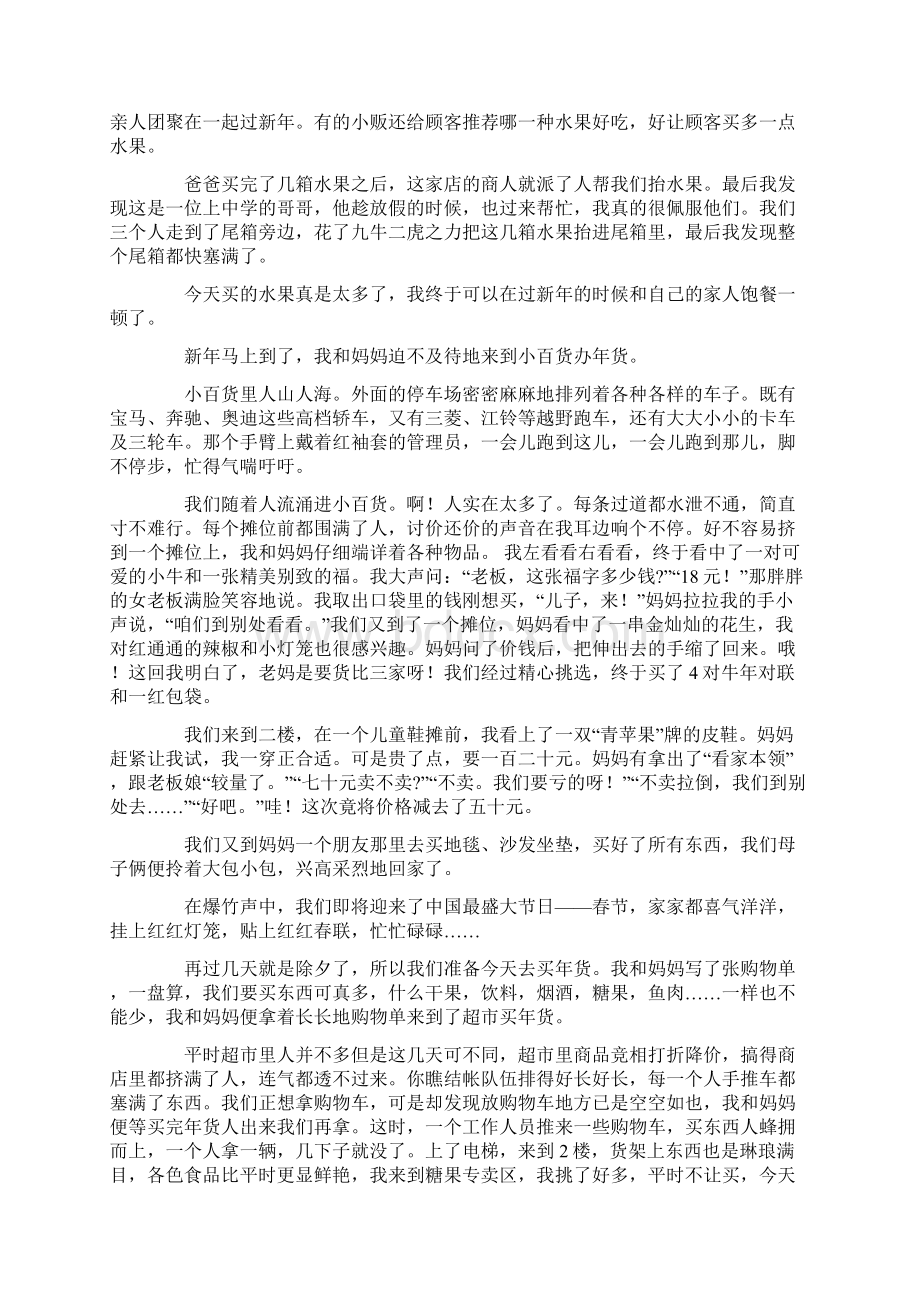 最新关于和爸妈一起购置年货的作文.docx_第3页