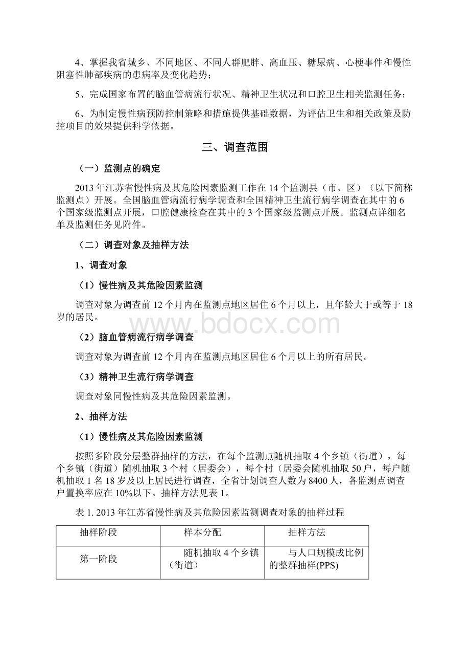 慢性病监测实施方案范文.docx_第2页