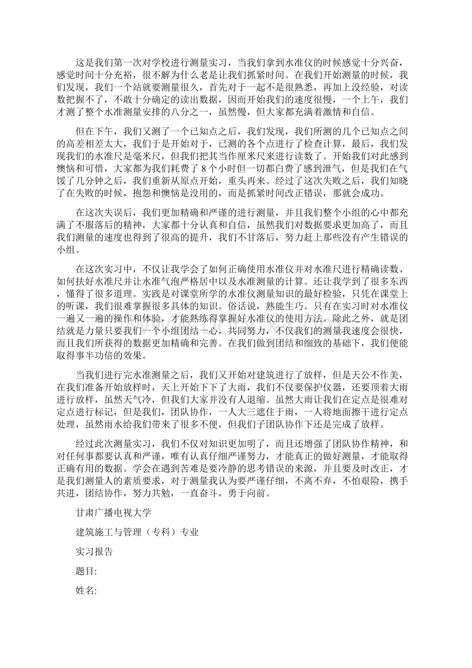 水准仪实习报告.docx_第3页