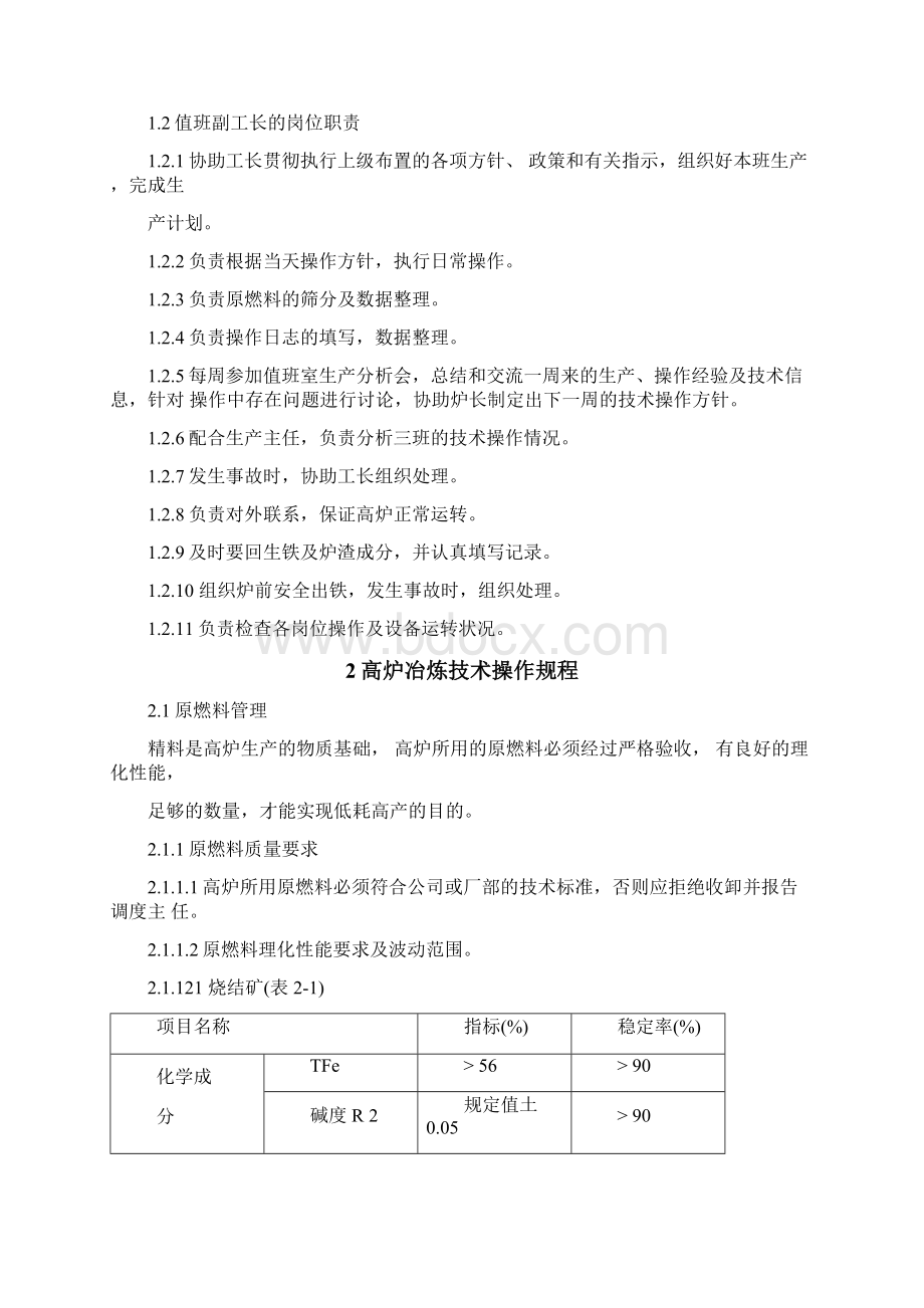 高炉车间技术操作规程.docx_第2页