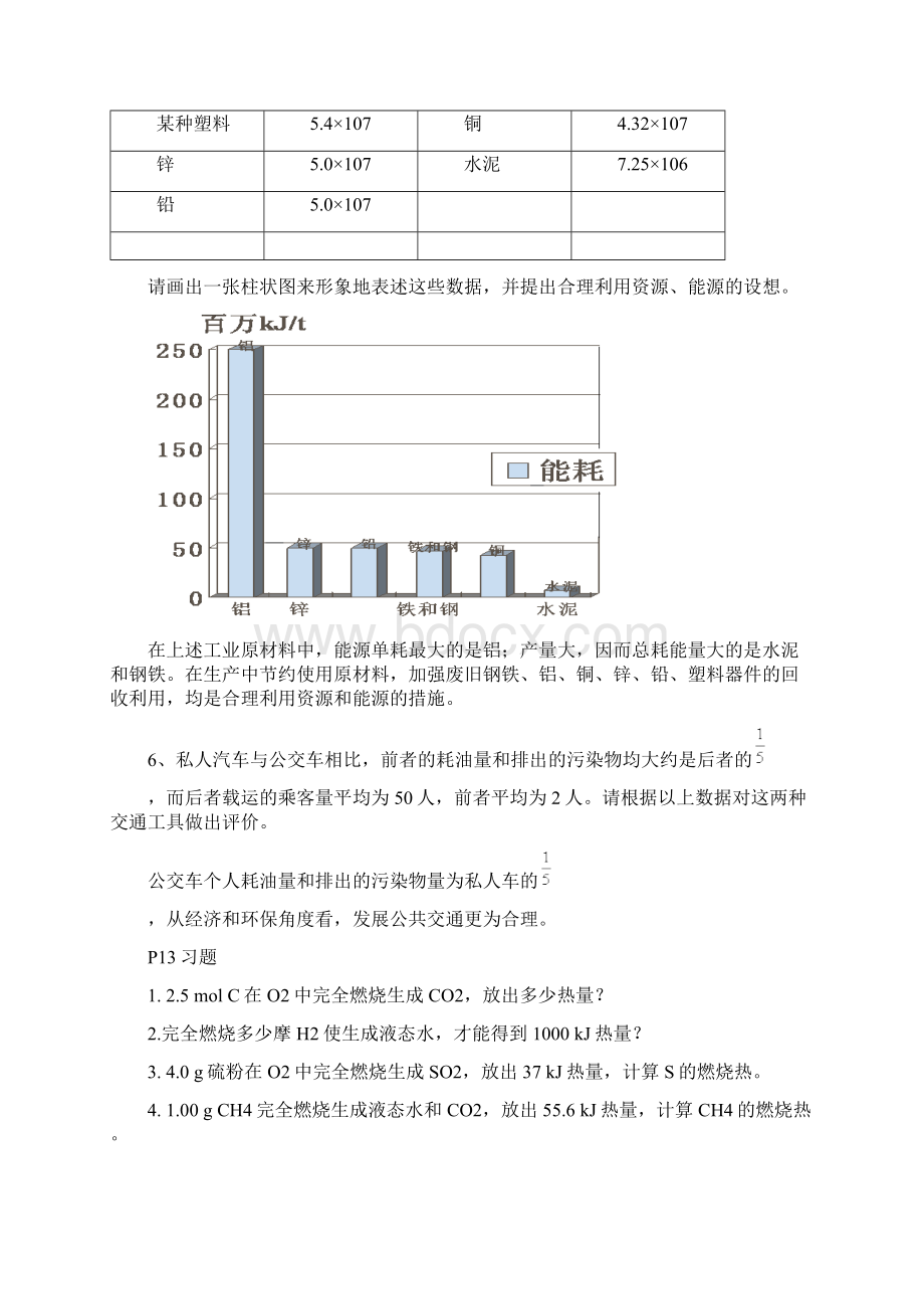 化学选修4《化学反应原理》课后习题和答案DOCWord格式文档下载.docx_第3页