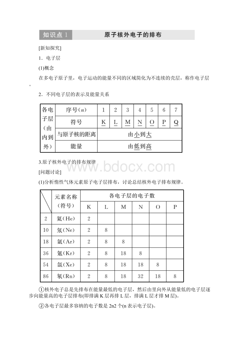 人教版化学必修2 第1章 第2节 元素周期律.docx_第2页