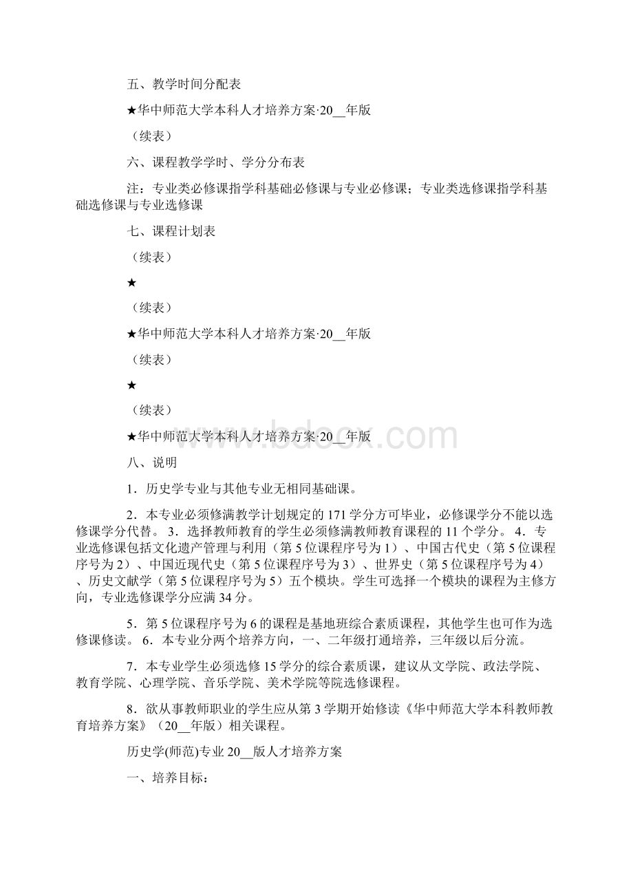 历史学人才培养方案.docx_第2页