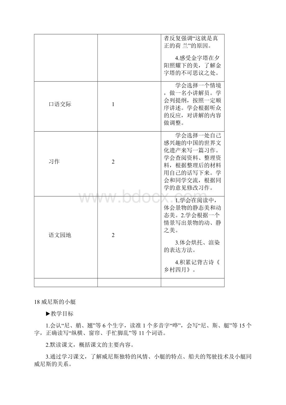 部编版小学语文五年级下册18《威尼斯的小艇》教学设计.docx_第2页