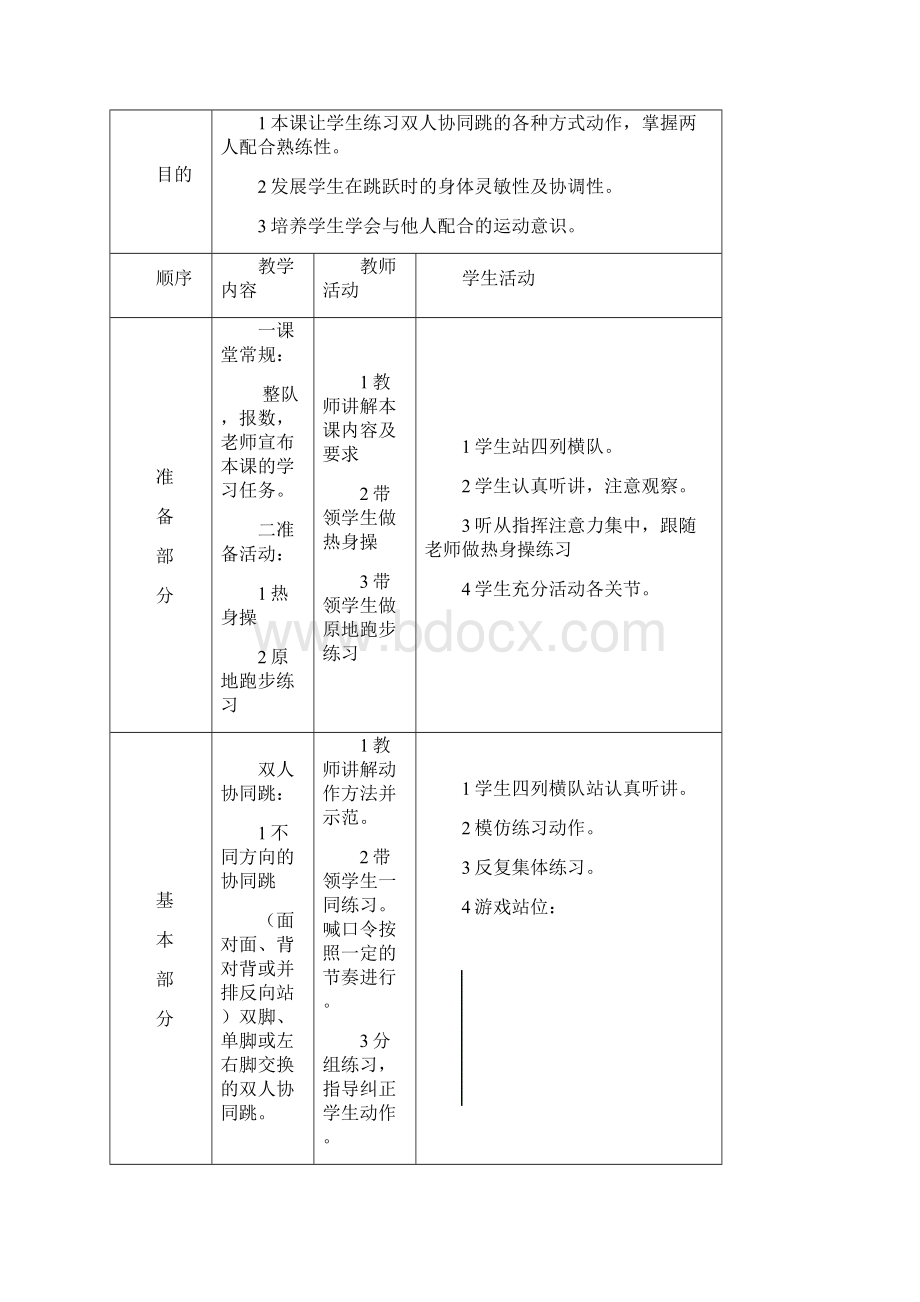 水平二跳绳课教案Word文件下载.docx_第2页