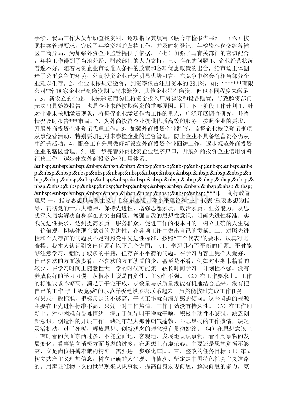 市外商投资企业XX年度初检工作小结.docx_第2页