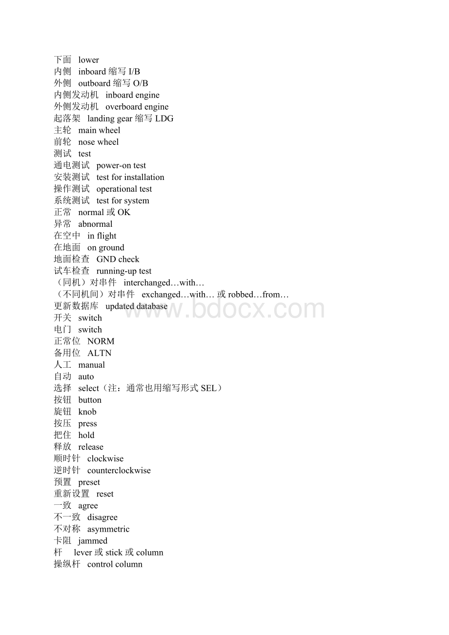 航空机务常用英语大全.docx_第2页