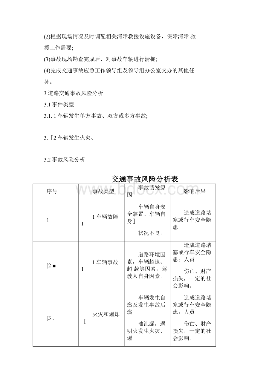 高速公路道路交通事故与应急处置专项应急预案.docx_第3页