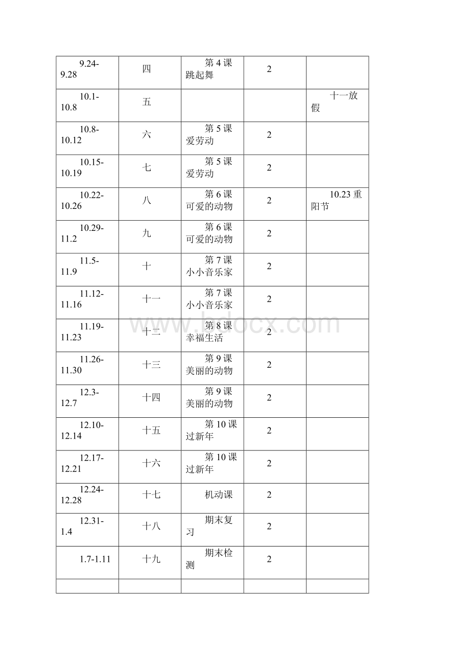 人音版小学二年级音乐学期教学计划.docx_第3页