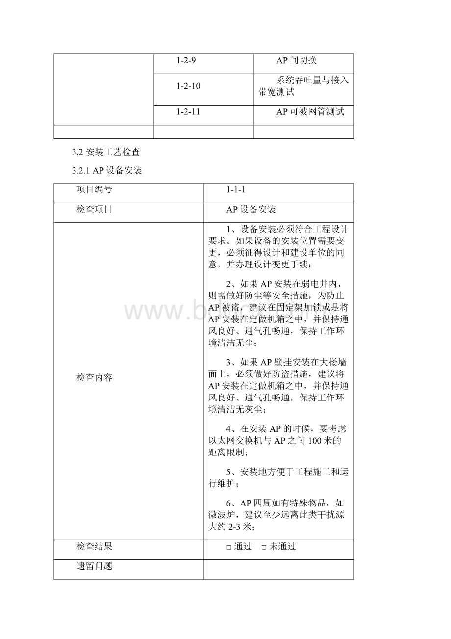 WLAN工程测试验收规范Word格式文档下载.docx_第3页