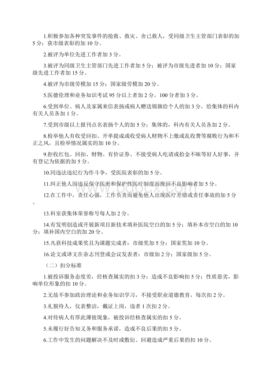 医德医风考评规章及其考评实施情况明细Word文件下载.docx_第3页