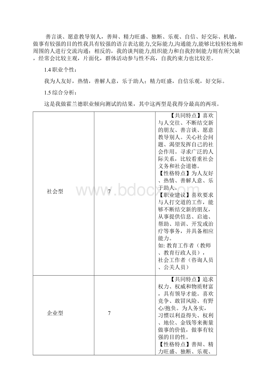 金融专业职业生涯规划模版.docx_第2页