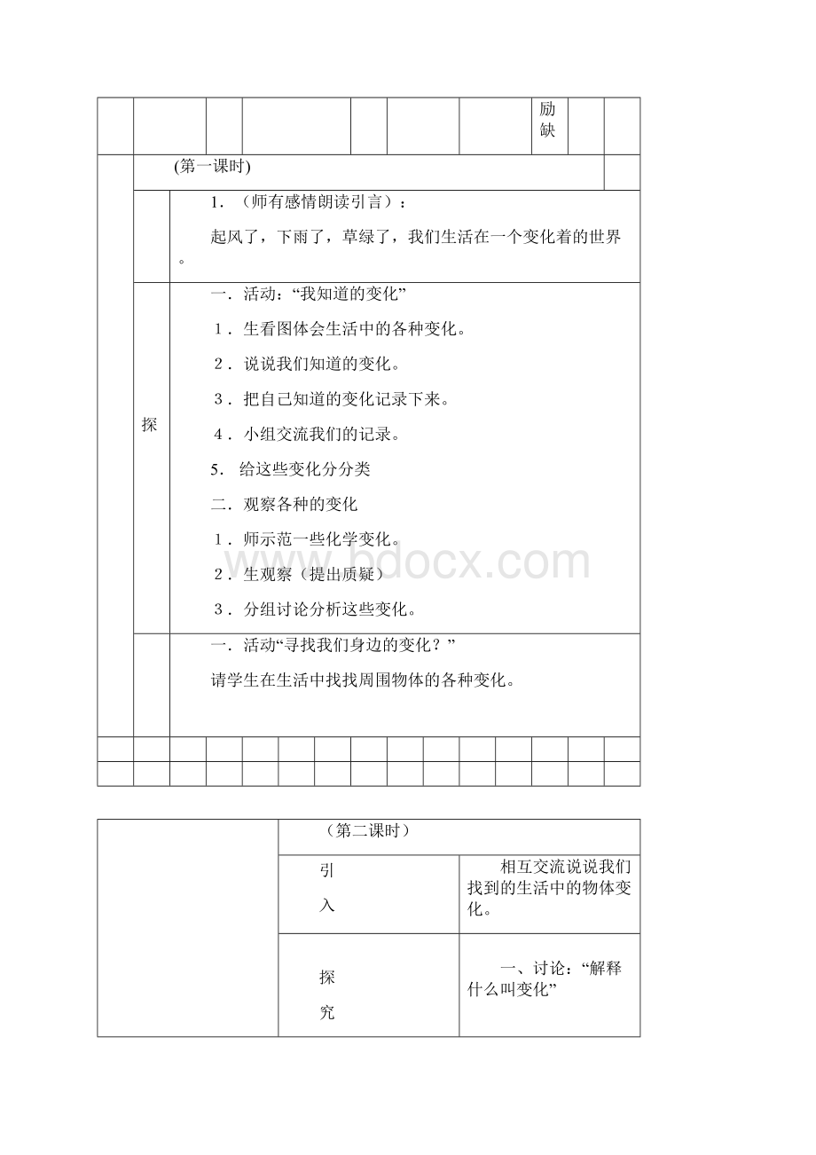 四年级下学期科学教案Word格式文档下载.docx_第2页